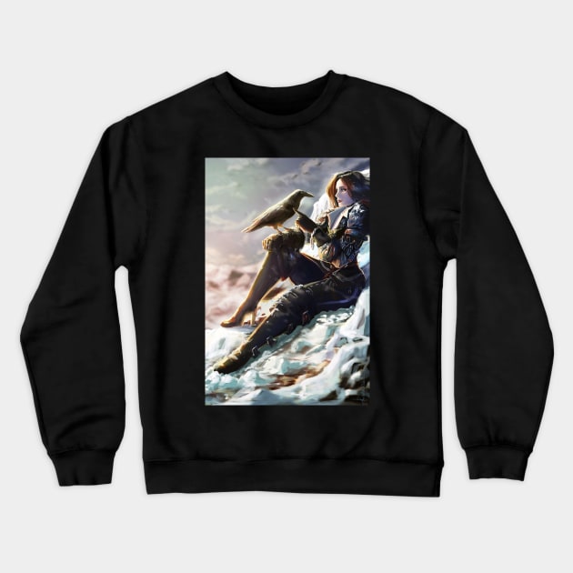 Yennefer (The Witcher) Crewneck Sweatshirt by Chocoraptor